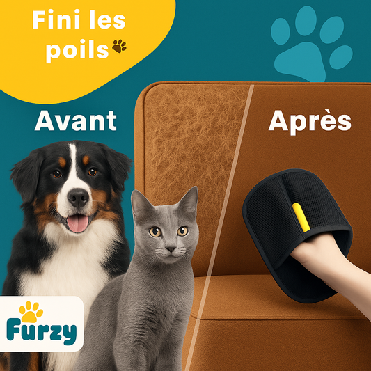 Furzy™ – Gant Attrape-Poils Réutilisable & Lavable 🐾